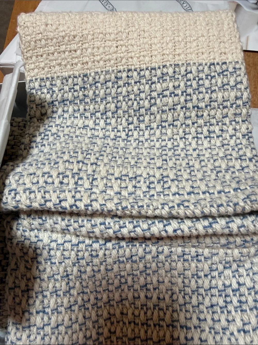 Nantucket Looms neutral blue
